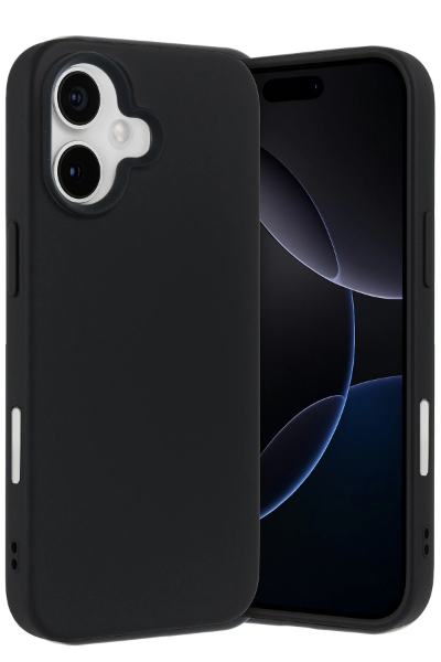 Newface Apple iPhone 17 Nano içi Kadife Silikon - Siyah resmi