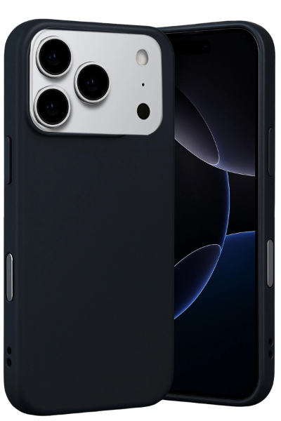 Newface Apple iPhone 17 Pro Nano içi Kadife Silikon - Siyah resmi