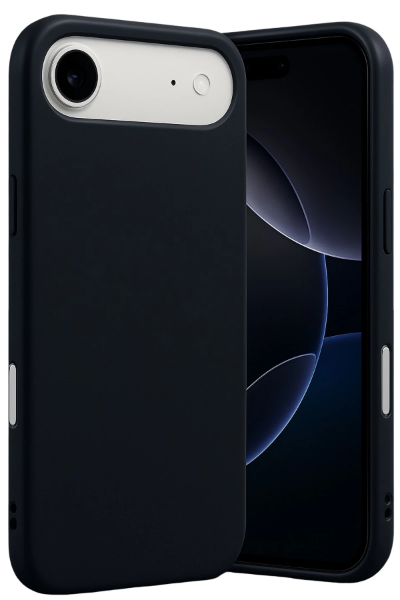 Newface Apple iPhone 17 Air Nano içi Kadife Silikon - Siyah resmi