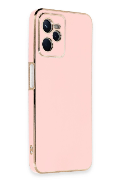 Newface Realme C35 Kılıf Volet Silikon - Pembe resmi