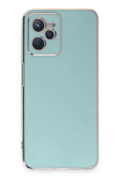 Newface Realme C35 Kılıf Volet Silikon - Açık Yeşil resmi
