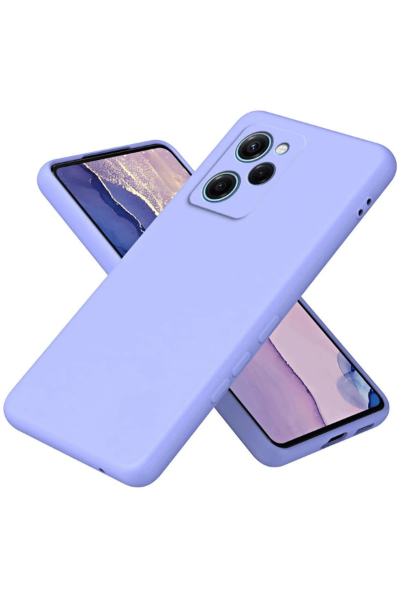 Newface Xiaomi Poco X5 Pro 5G Nano içi Kadife Silikon - Lila resmi