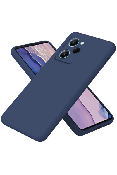 Newface Xiaomi Poco X5 Pro 5G Nano içi Kadife Silikon - Lacivert resmi