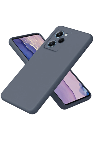 Newface Xiaomi Poco X5 Pro 5G Nano içi Kadife Silikon - Gri resmi