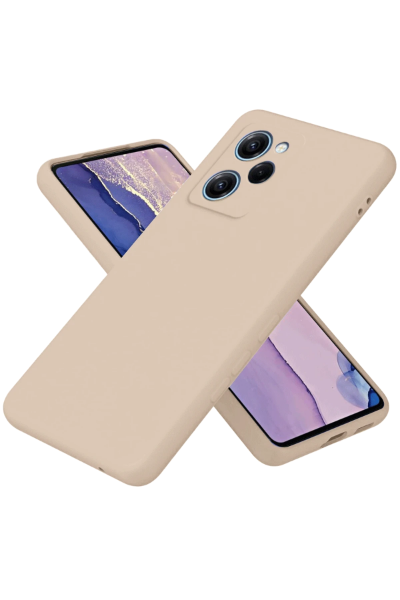 Newface Xiaomi Poco X5 Pro 5G Nano içi Kadife Silikon - Pudra resmi