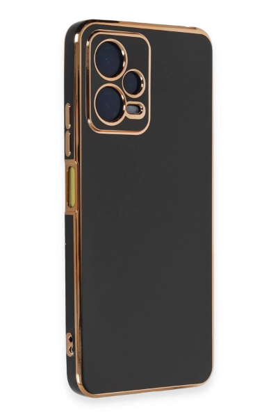 Newface Xiaomi Poco X5 5G Kılıf Volet Silikon - Siyah resmi