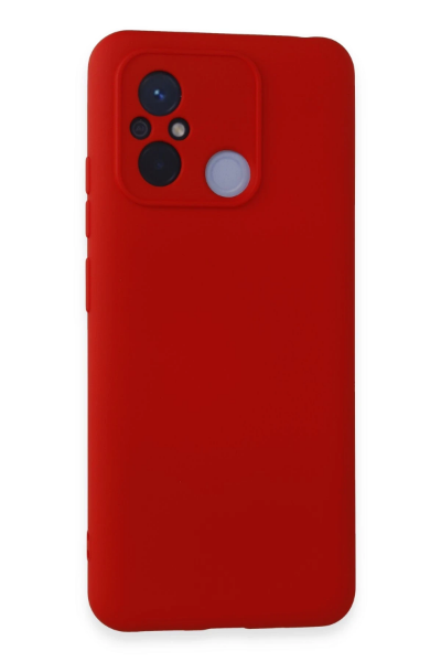 Newface Xiaomi Redmi 12C Kılıf Nano içi Kadife Silikon - Kırmızı resmi