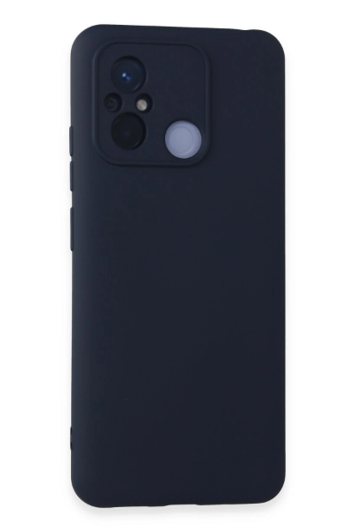 Newface Xiaomi Redmi 12C Kılıf Nano içi Kadife Silikon - Lacivert resmi