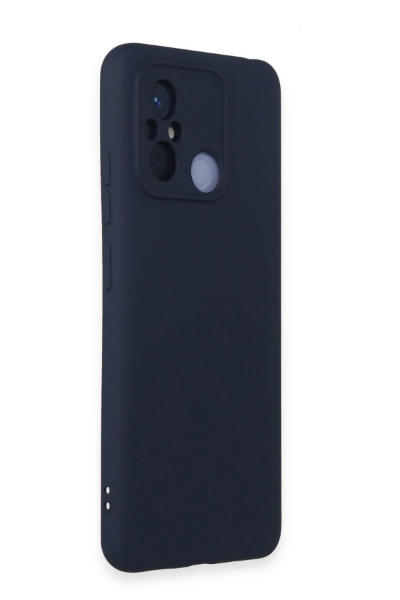 Newface Xiaomi Redmi 12C Kılıf Nano içi Kadife Silikon - Lacivert resmi