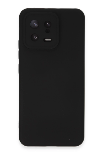 Newface Xiaomi Mi 13 Kılıf Nano içi Kadife Silikon - Siyah resmi