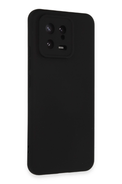 Newface Xiaomi Mi 13 Kılıf Nano içi Kadife Silikon - Siyah resmi