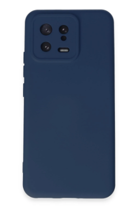 Newface Xiaomi Mi 13 Kılıf Nano içi Kadife Silikon - Lacivert resmi