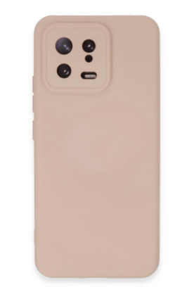 Newface Xiaomi Mi 13 Kılıf Nano içi Kadife Silikon - Pudra resmi
