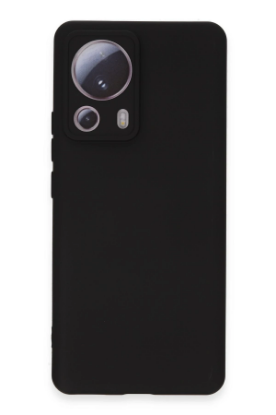 Newface Xiaomi Mi 13 Lite Kılıf Nano içi Kadife Silikon - Siyah resmi