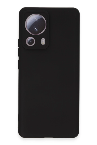 Newface Xiaomi Mi 13 Lite Kılıf Nano içi Kadife Silikon - Siyah resmi