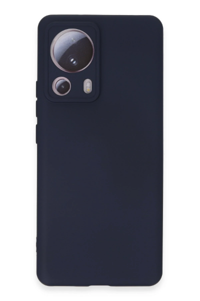 Newface Xiaomi Mi 13 Lite Kılıf Nano içi Kadife Silikon - Lacivert resmi