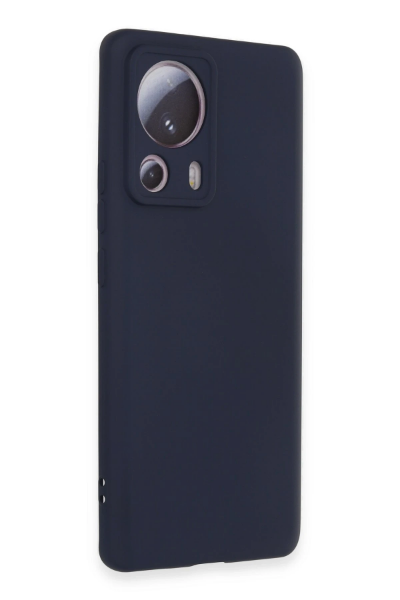 Newface Xiaomi Mi 13 Lite Kılıf Nano içi Kadife Silikon - Lacivert resmi