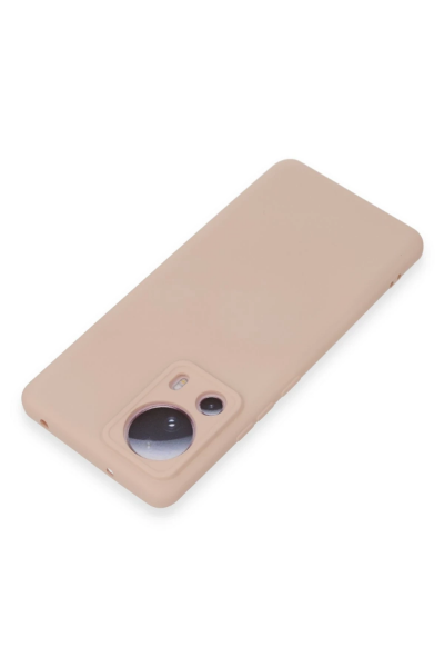 Newface Xiaomi Mi 13 Lite Kılıf Nano içi Kadife Silikon - Pudra resmi