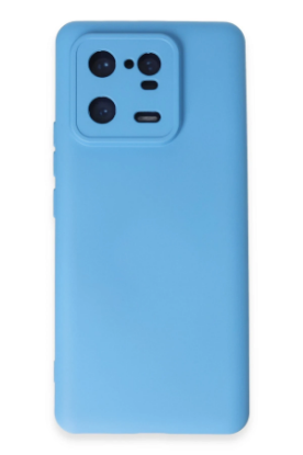 Newface Xiaomi Mi 13 Pro Kılıf Nano içi Kadife Silikon - Mavi resmi