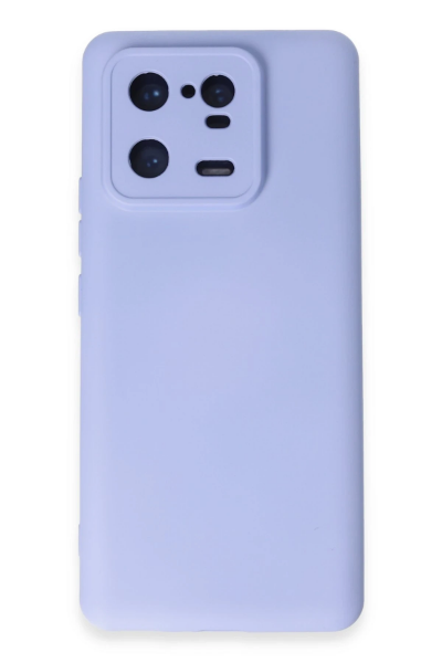 Newface Xiaomi Mi 13 Pro Kılıf Nano içi Kadife Silikon - Lila resmi