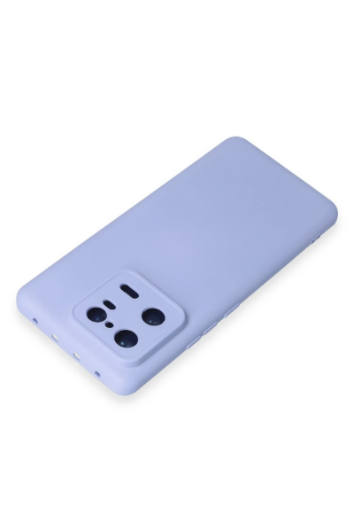 Newface Xiaomi Mi 13 Pro Kılıf Nano içi Kadife Silikon - Lila resmi