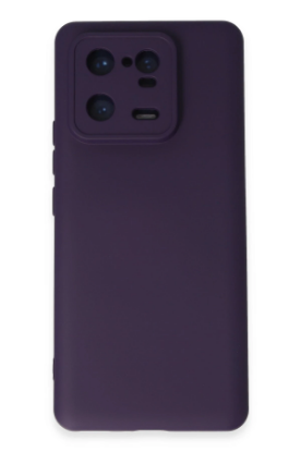 Newface Xiaomi Mi 13 Pro Kılıf Nano içi Kadife Silikon - Mor resmi