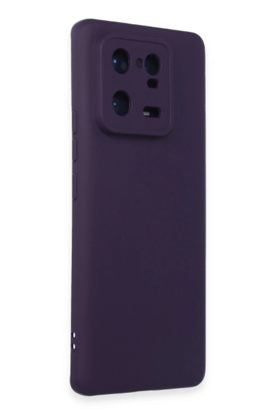 Newface Xiaomi Mi 13 Pro Kılıf Nano içi Kadife Silikon - Mor resmi