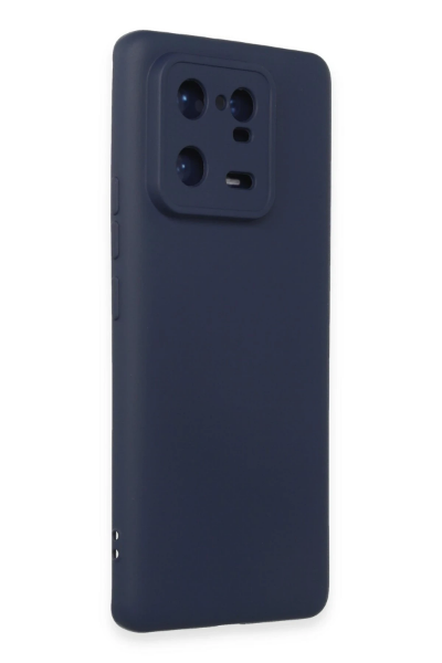Newface Xiaomi Mi 13 Pro Kılıf Nano içi Kadife Silikon - Lacivert resmi