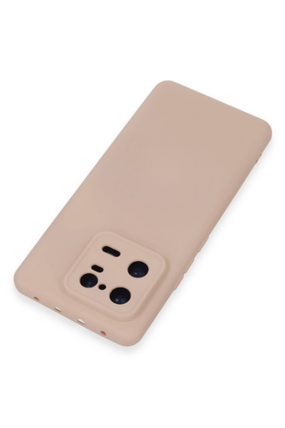 Newface Xiaomi Mi 13 Pro Kılıf Nano içi Kadife Silikon - Pudra resmi