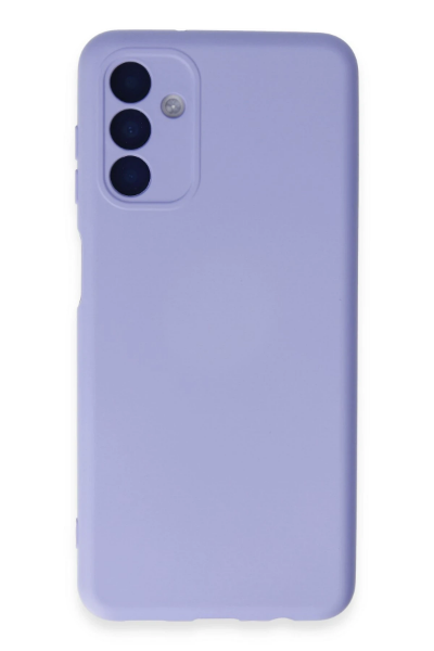 Newface Samsung Galaxy A24 4G Kılıf Nano içi Kadife Silikon - Lila resmi