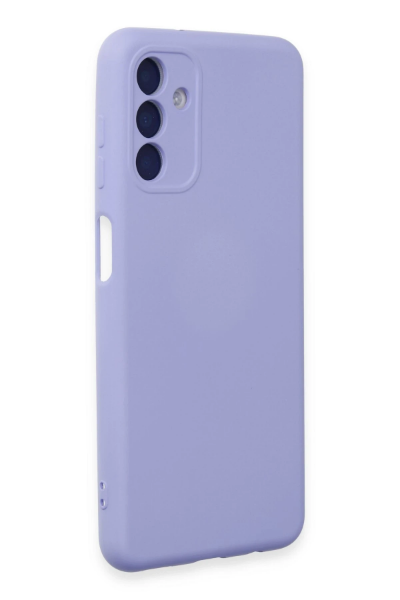 Newface Samsung Galaxy A24 4G Kılıf Nano içi Kadife Silikon - Lila resmi