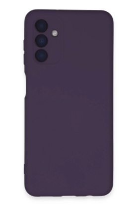 Newface Samsung Galaxy A24 4G Kılıf Nano içi Kadife Silikon - Mor resmi