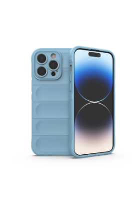 Newface iPhone 15 Pro Kılıf Optimum Silikon - Sky Blue resmi