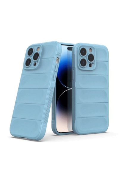 Newface iPhone 15 Pro Max Kılıf Optimum Silikon - Sky Blue resmi