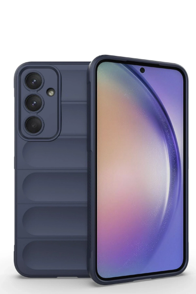 Newface Samsung Galaxy M14 5G Kılıf Optimum Silikon - Lacivert resmi