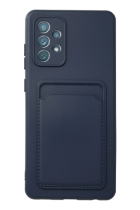 Newface Samsung Galaxy A32 Kılıf Kelvin Kartvizitli Silikon - Lacivert resmi