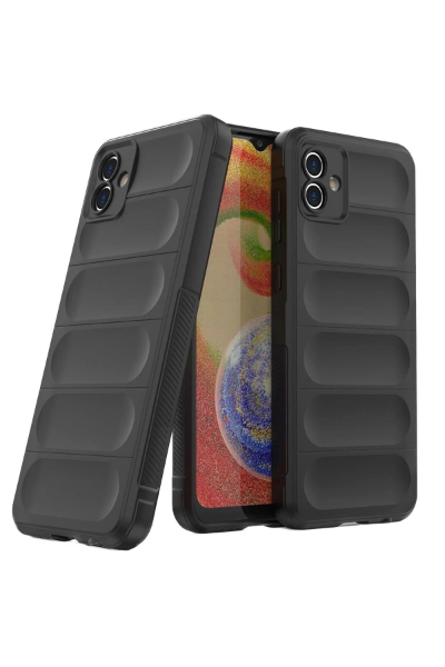 Newface Samsung Galaxy A05 Kılıf Optimum Silikon - Siyah resmi