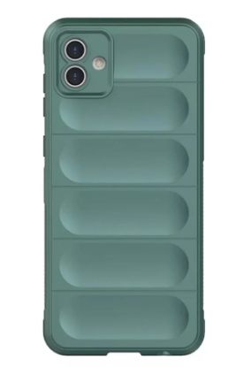 Newface Samsung Galaxy A05 Kılıf Optimum Silikon - Koyu Yeşil resmi