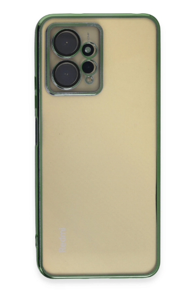 Newface Xiaomi Redmi Note 12 4G Kılıf Razer Lensli Silikon - Yeşil resmi