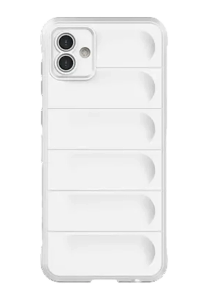 Newface Samsung Galaxy A05 Kılıf Optimum Silikon - Krem resmi