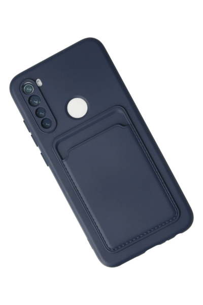 Newface Xiaomi Redmi Note 8 Kılıf Kelvin Kartvizitli Silikon - Lacivert resmi