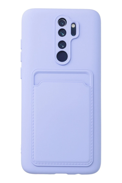 Newface Xiaomi Redmi Note 8 Pro Kılıf Kelvin Kartvizitli Silikon - Lila resmi
