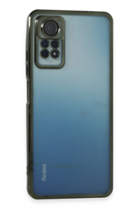 Newface Xiaomi Redmi Note 12 Pro 4G Kılıf Razer Lensli Silikon - Yeşil resmi