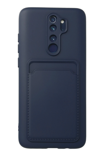 Newface Xiaomi Redmi Note 8 Pro Kılıf Kelvin Kartvizitli Silikon - Lacivert resmi