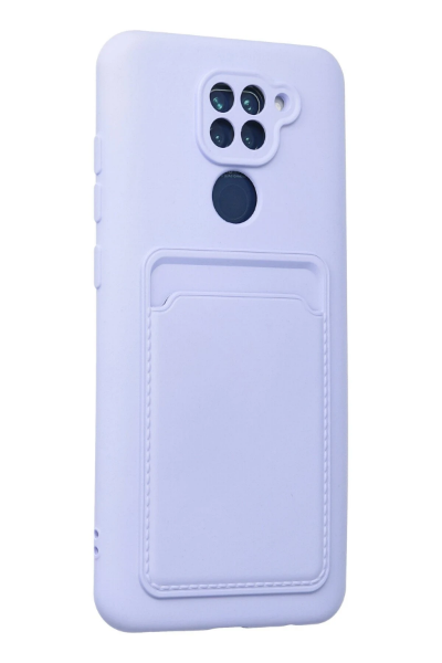Newface Xiaomi Redmi Note 9 Kılıf Kelvin Kartvizitli Silikon - Lila resmi