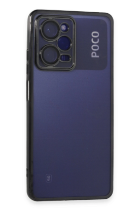 Newface Xiaomi Poco X5 Pro 5G Kılıf Razer Lensli Silikon - Siyah resmi
