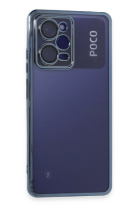 Newface Xiaomi Poco X5 Pro 5G Kılıf Razer Lensli Silikon - Açık Mavi resmi