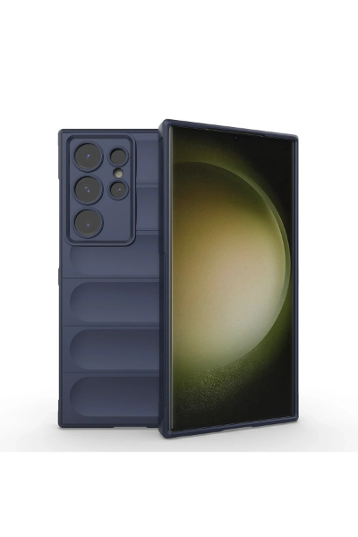 Newface Samsung Galaxy S24 Ultra Kılıf Optimum Silikon - Lacivert resmi