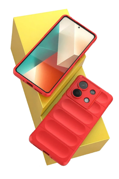 Newface Xiaomi Poco X6 Kılıf Optimum Silikon - Kırmızı resmi