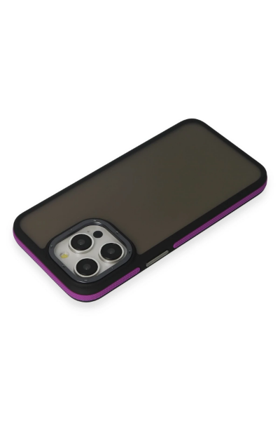 Newface iPhone 15 Pro Harvel Kapak - Derin Mor resmi